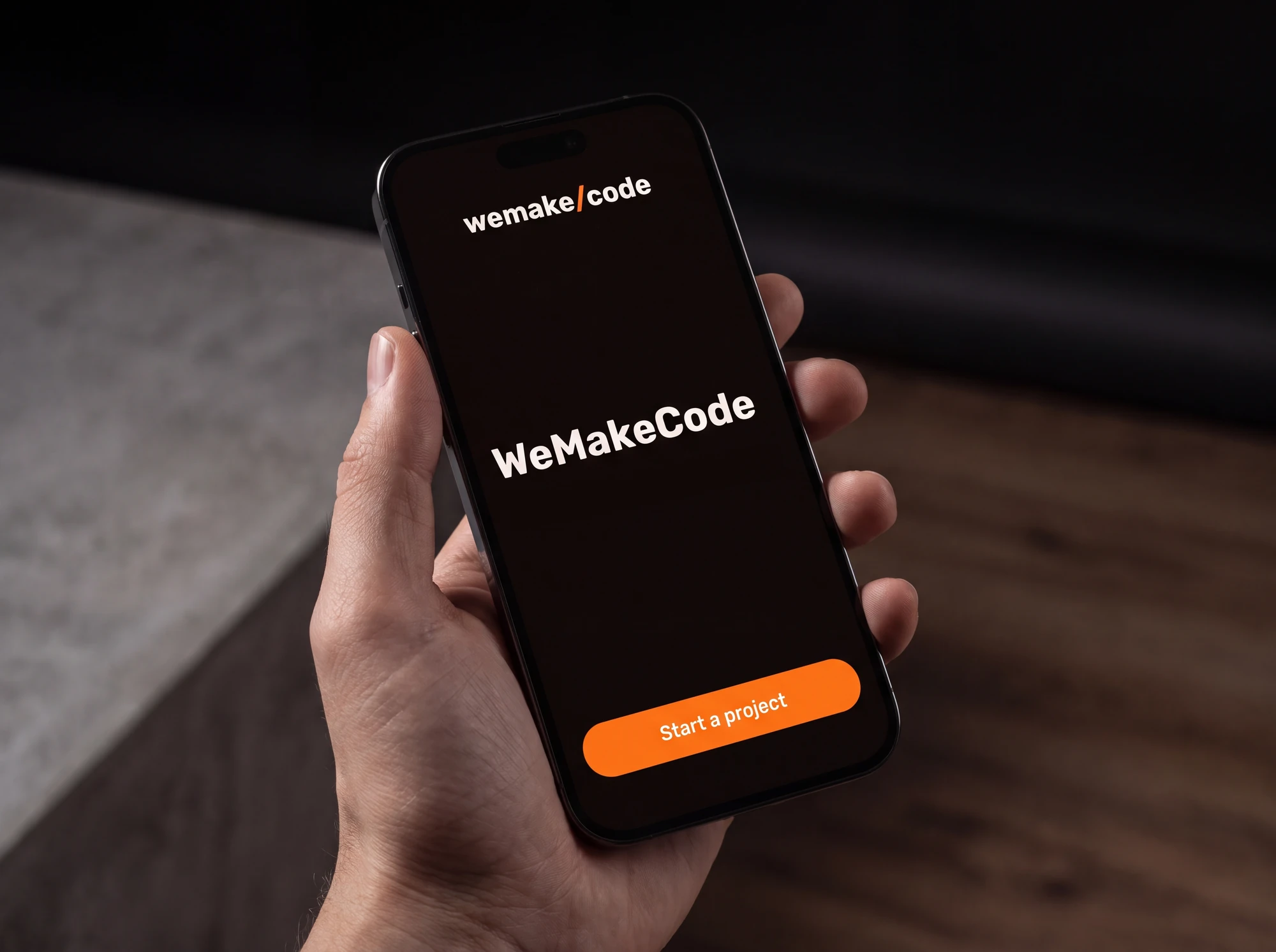 Mobile site, dark