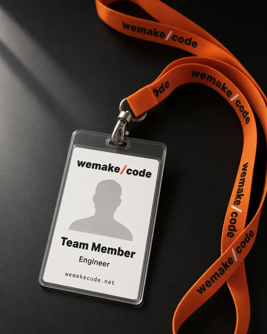 ID badge and lanyard